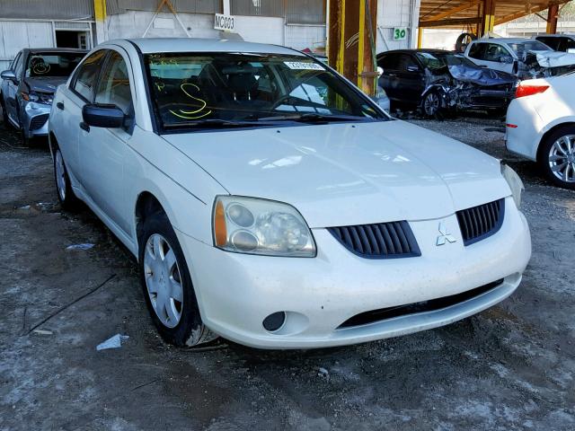 4A3AB26F64E153123 - 2004 MITSUBISHI GALANT DE WHITE photo 1