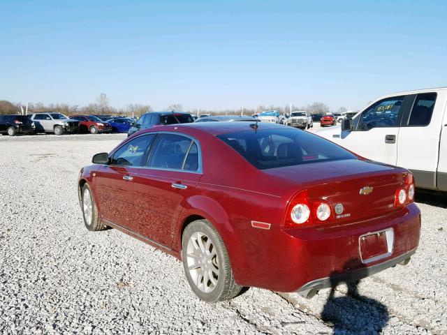 1G1ZK57768F241063 - 2008 CHEVROLET MALIBU LTZ წითელი ფოტო 3