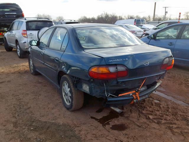 1G1NE52J0X6112758 - 1999 CHEVROLET MALIBU LS Yaşıl foto 3