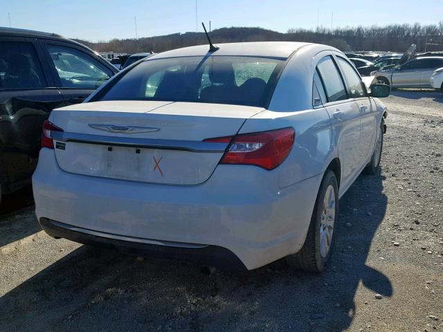 1C3CCBAB2CN292391 - 2012 CHRYSLER 200 LX WHITE photo 4