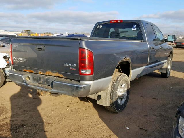 3D7KU28693G761696 - 2003 DODGE RAM 2500 S GRAY photo 4