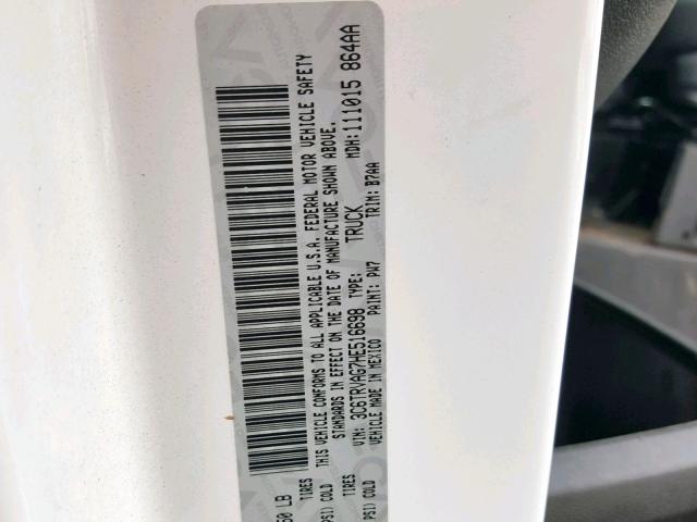 3C6TRVAG7HE516698 - 2017 RAM PROMASTER 白色 照片 10