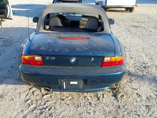 4USCH7320VLE03247 - 1997 BMW Z3 1.9 GREEN photo 10