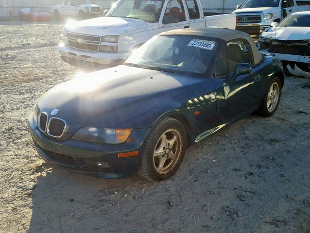 4USCH7320VLE03247 - 1997 BMW Z3 1.9 GREEN photo 2