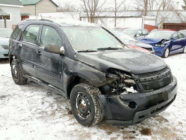 2CNDL13F776021021 - 2007 CHEVROLET EQUINOX LS BLACK photo 1