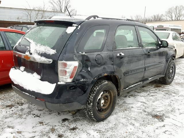 2CNDL13F776021021 - 2007 CHEVROLET EQUINOX LS BLACK photo 4