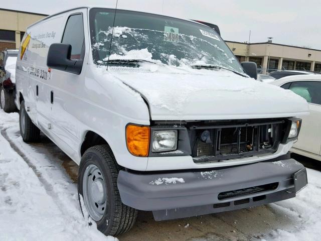 1FTRE14W36DB00768 - 2006 FORD ECONOLINE WHITE photo 1