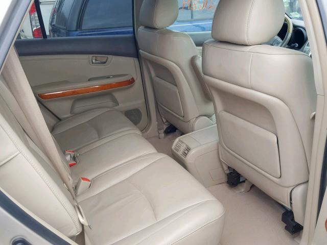2T2HA31U95C058622 - 2005 LEXUS RX 330 GOLD photo 6