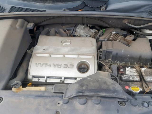 2T2HA31U95C058622 - 2005 LEXUS RX 330 GOLD photo 7