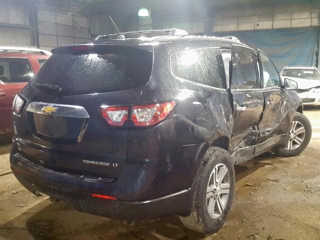 1GNKVHKD3FJ254465 - 2015 CHEVROLET TRAVERSE L BLACK photo 4