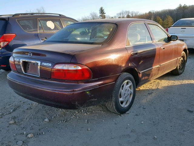 1YVGF22C115217653 - 2001 MAZDA 626 ES MAROON photo 4