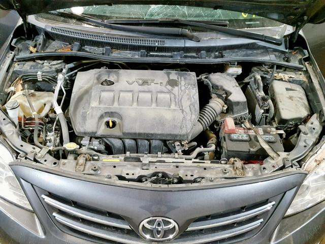 2T1BU4EE1DC970444 - 2013 TOYOTA COROLLA BA GRAY photo 7