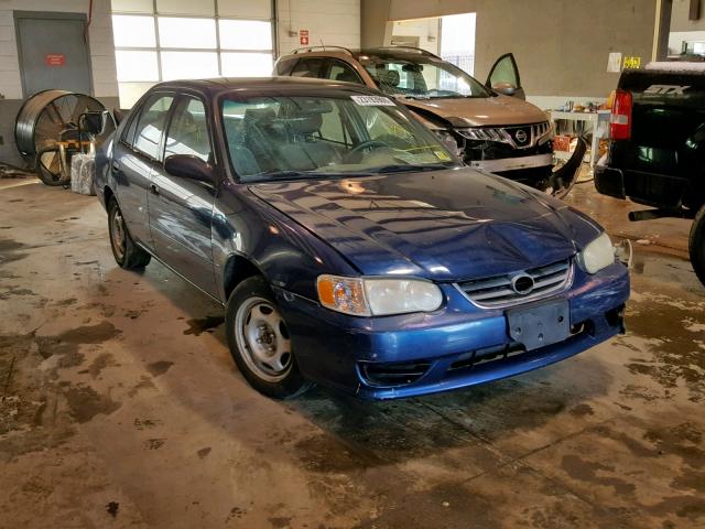 1NXBR12E61Z503681 - 2001 TOYOTA COROLLA CE BLUE photo 1