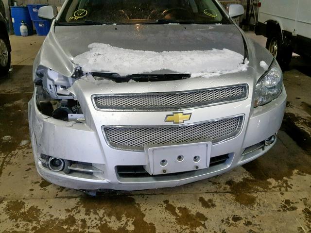 1G1ZE5EB2AF289390 - 2010 CHEVROLET MALIBU LTZ SILVER photo 10