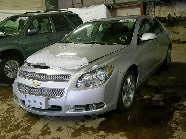 1G1ZE5EB2AF289390 - 2010 CHEVROLET MALIBU LTZ SILVER photo 2