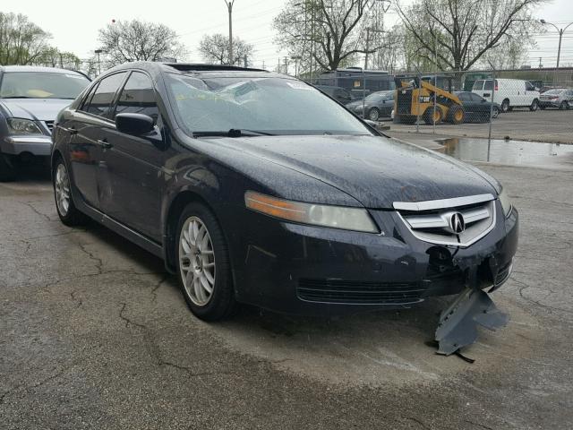 19UUA662X5A047792 - 2005 ACURA TL BLACK photo 1