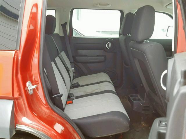 1D8GU28K47W720723 - 2007 DODGE NITRO SXT 栗色 照片 6