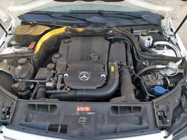 WDDGF4HB9DA783240 - 2013 MERCEDES-BENZ C 250 WHITE photo 7