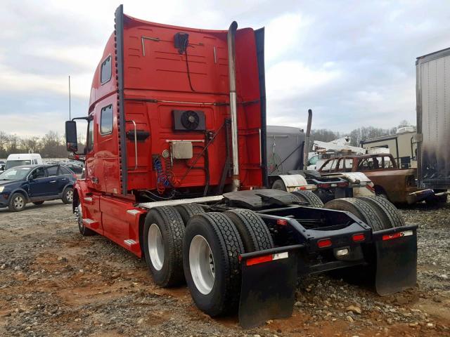 4V4NC9EJ38N265047 - 2008 VOLVO VN VNL RED photo 3