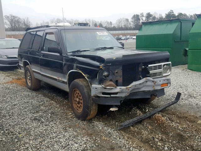 1GNDT13W1N2180669 - 1992 CHEVROLET BLAZER S10 BLACK photo 1