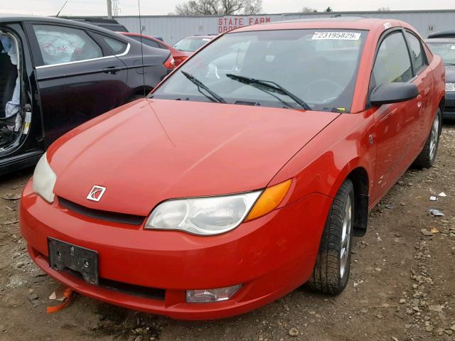 1G8AV12F94Z115298 - 2004 SATURN ION LEVEL RED photo 2