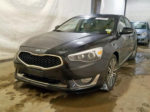 KNALN4D71E5157038 - 2014 KIA CADENZA PR BLACK photo 2