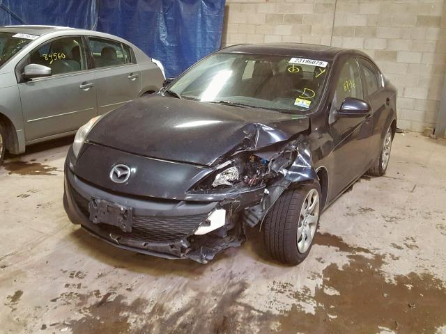 JM1BL1UG3B1446881 - 2011 MAZDA 3 I BLACK photo 2