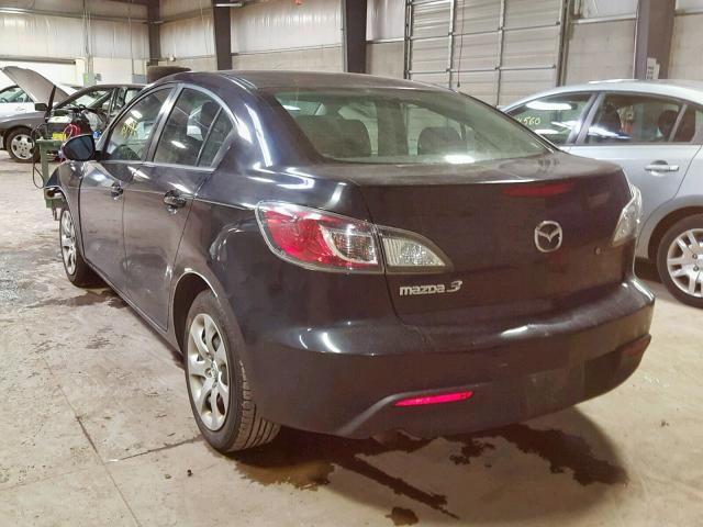 JM1BL1UG3B1446881 - 2011 MAZDA 3 I BLACK photo 3