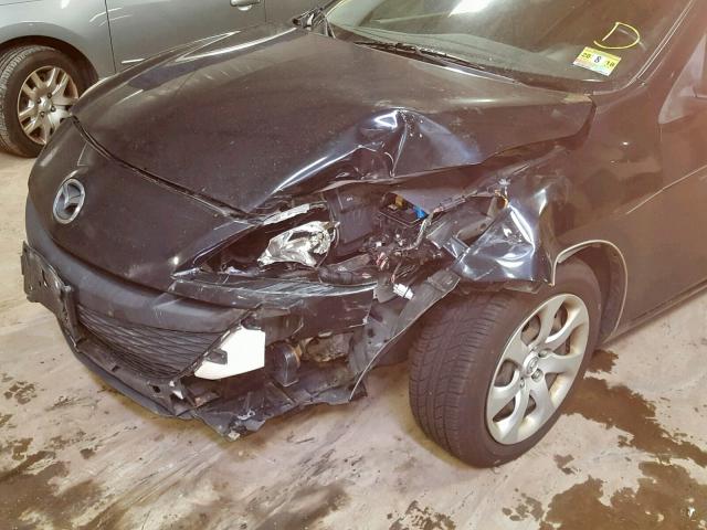 JM1BL1UG3B1446881 - 2011 MAZDA 3 I BLACK photo 9