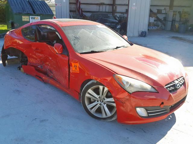 KMHHU6KH7AU008115 - 2010 HYUNDAI GENESIS CO RED photo 1