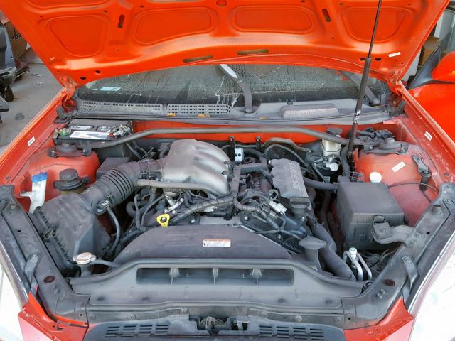 KMHHU6KH7AU008115 - 2010 HYUNDAI GENESIS CO RED photo 7