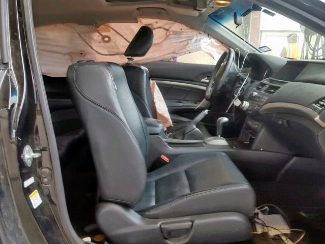 1HGCS2B80CA003535 - 2012 HONDA ACCORD EXL 黑色 照片 5
