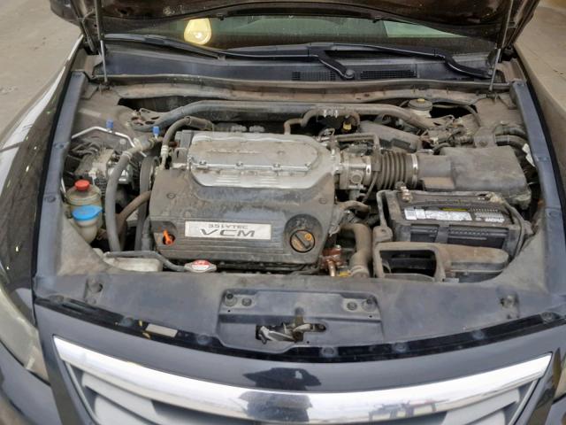 1HGCS2B80CA003535 - 2012 HONDA ACCORD EXL 黑色 照片 7
