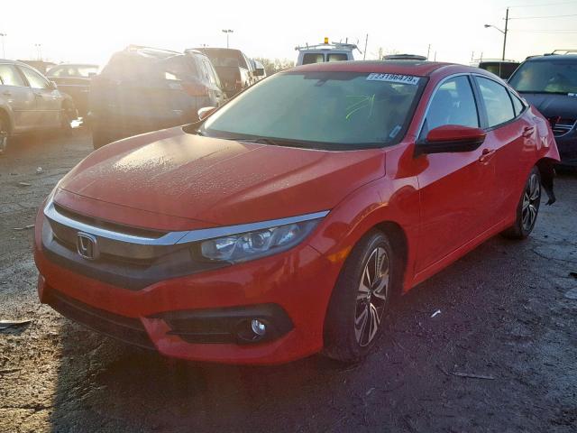 2HGFC1F71HH653702 - 2017 HONDA CIVIC EXL RED photo 2