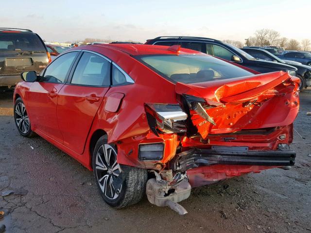 2HGFC1F71HH653702 - 2017 HONDA CIVIC EXL RED photo 3