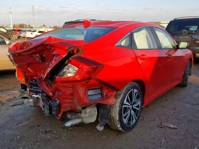 2HGFC1F71HH653702 - 2017 HONDA CIVIC EXL RED photo 4