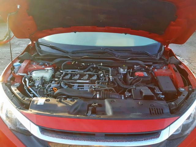 2HGFC1F71HH653702 - 2017 HONDA CIVIC EXL RED photo 7