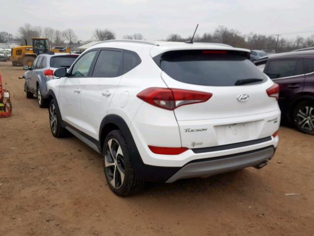 KM8J3CA29HU589823 - 2017 HYUNDAI TUCSON LIM WHITE photo 3