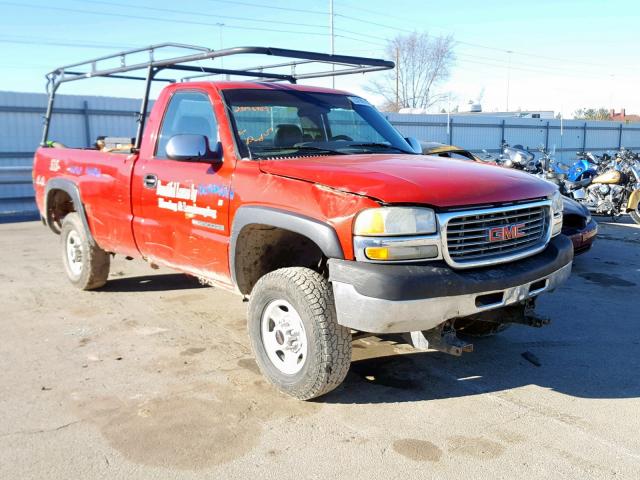 1GTHK24U72Z333543 - 2002 GMC SIERRA K25 RED photo 1