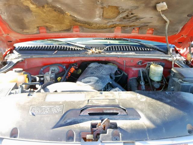 1GTHK24U72Z333543 - 2002 GMC SIERRA K25 RED photo 7