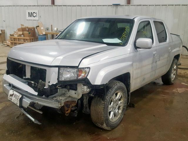 2HJYK16426H561071 - 2006 HONDA RIDGELINE SILVER photo 2