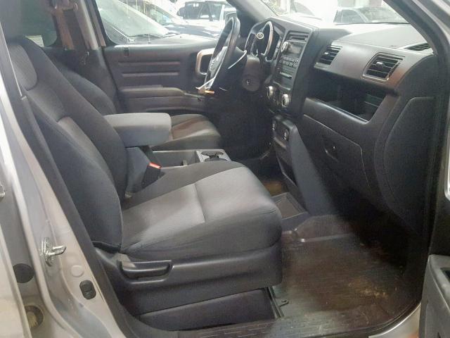 2HJYK16426H561071 - 2006 HONDA RIDGELINE SILVER photo 5