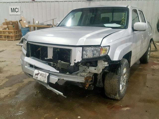 2HJYK16426H561071 - 2006 HONDA RIDGELINE SILVER photo 9