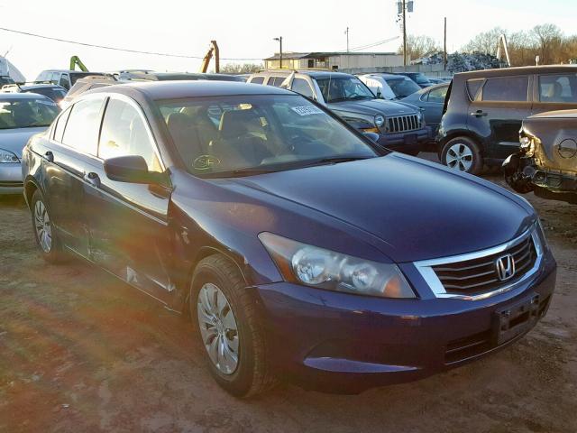 1HGCP26309A077725 - 2009 HONDA ACCORD LX BLUE photo 1