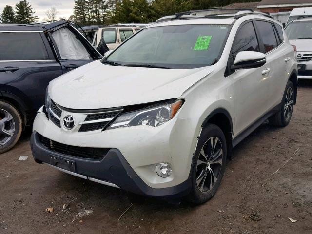 2T3DFREV7FW402496 - 2015 TOYOTA RAV4 LIMIT WHITE photo 2