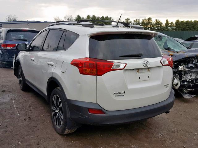 2T3DFREV7FW402496 - 2015 TOYOTA RAV4 LIMIT WHITE photo 3