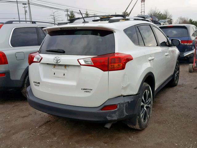 2T3DFREV7FW402496 - 2015 TOYOTA RAV4 LIMIT WHITE photo 4