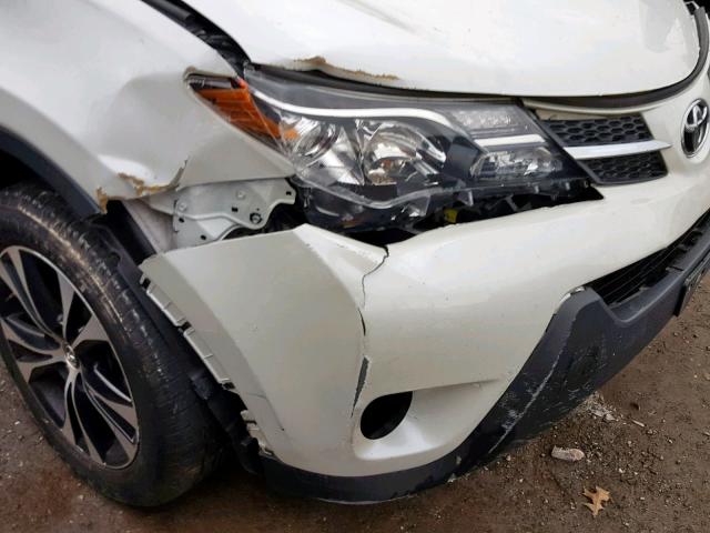 2T3DFREV7FW402496 - 2015 TOYOTA RAV4 LIMIT WHITE photo 9