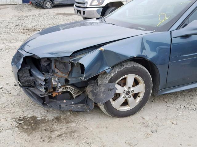2G2WP552961130177 - 2006 PONTIAC GRAND PRIX BLUE photo 9