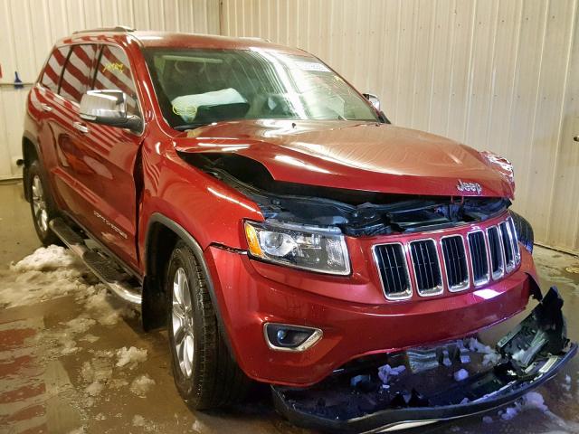 1C4RJFBG8FC117978 - 2015 JEEP GRAND CHER RED photo 1